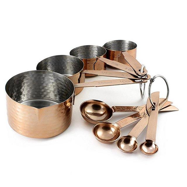 Copper Measuring Cups & Spoons
