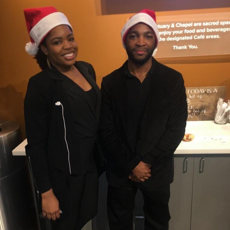 First Christmas Party at Church