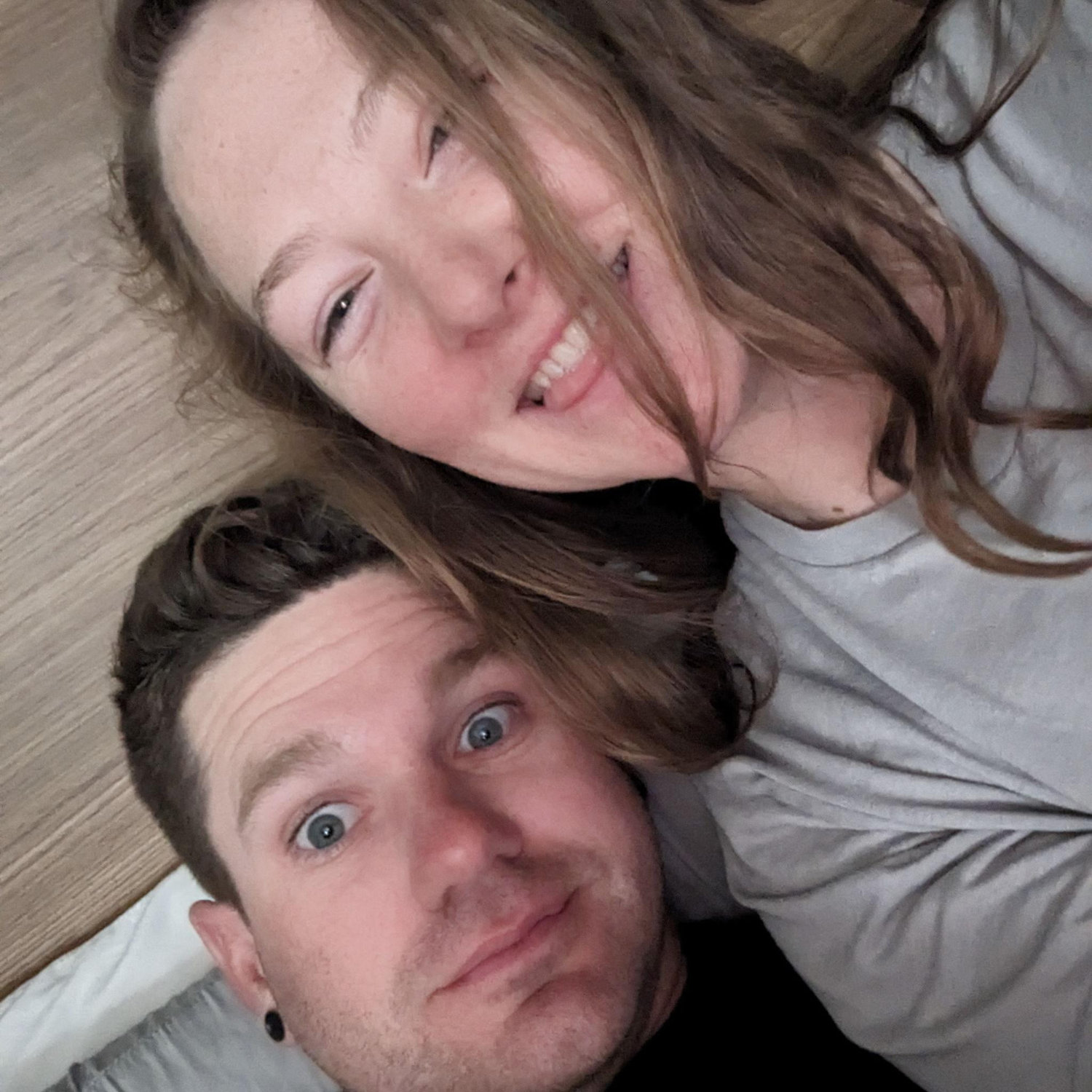 Hanging out at home