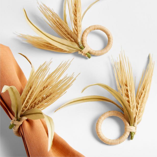 Faux Wheat Napkin Ring