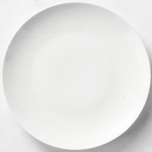 Single Pillivuyt Coupe Porcelain Dinner Plates