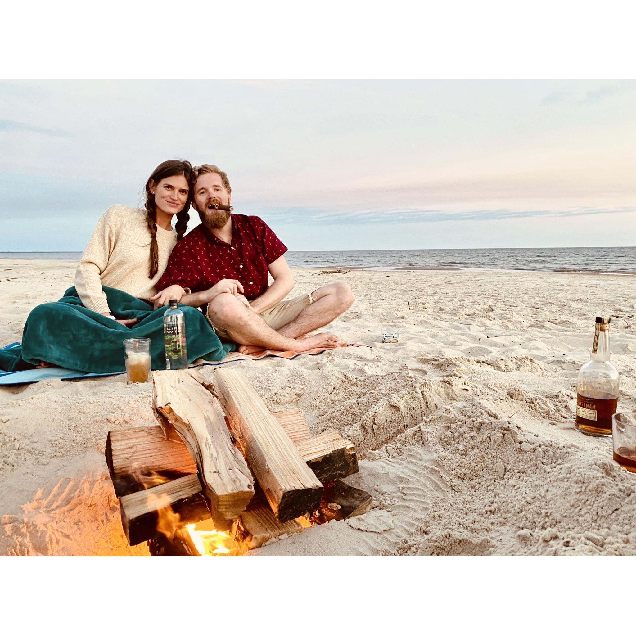 2021: first beach vacation together in Florida with Hayden’s family