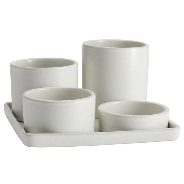 Mason Desktop Organizer Set, Ivory