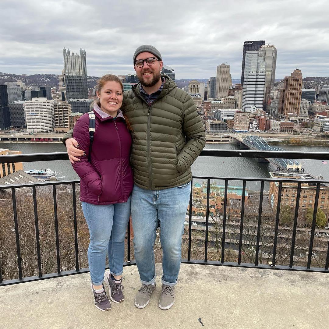 This was our second 10+ hour road trip when we went to Pittsburgh for Thanksgiving