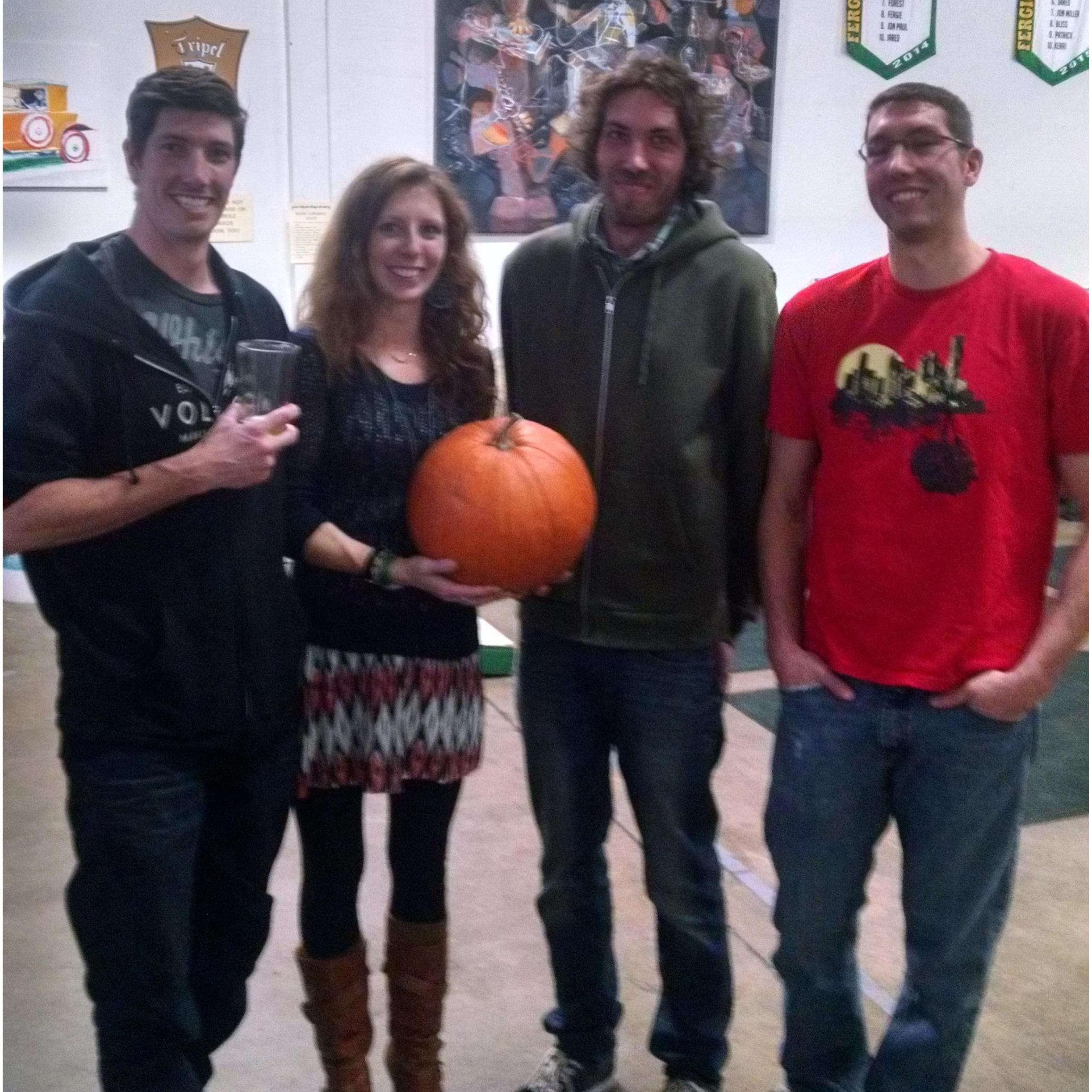 Thanksgiving with Ryan's brothers, Dustin & Darren