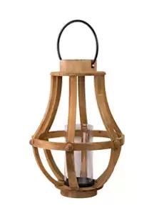 goodness & grace18 Inch Natural Wood Lantern