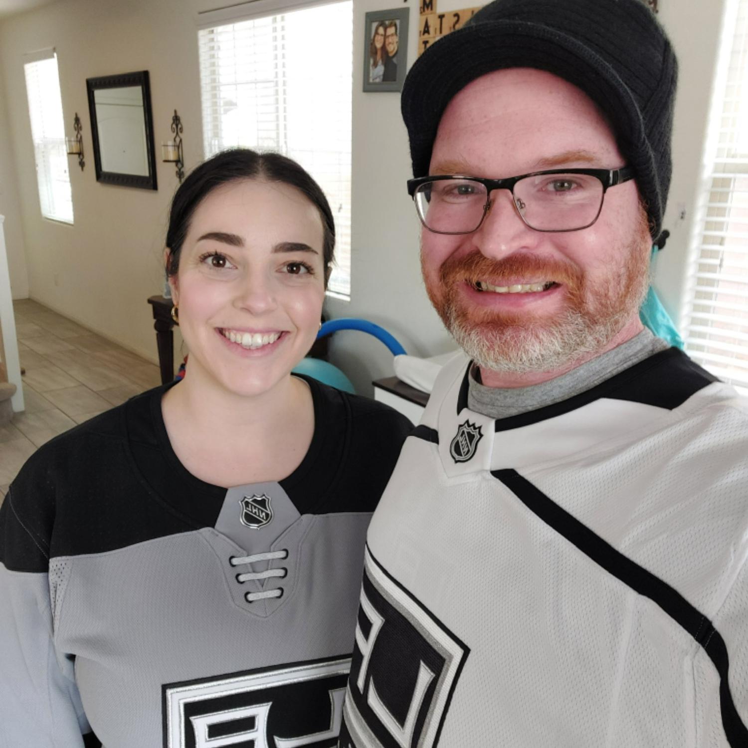 Representing Erik's favorite hockey team, LA Kings!