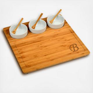 Engraved 7-Piece Entertaining Charcuterie Set
