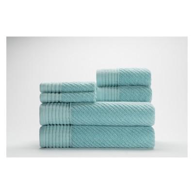 6pc Beacon Pastel Turquoise Bath Towels Sets - Caro Home