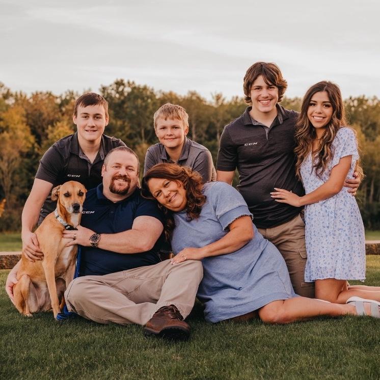 First family picture with the Andrews Family!
