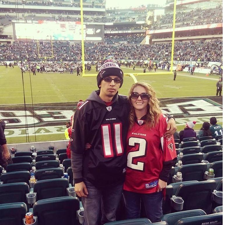5th Annual Year of our stadium photo Atlanta Falcons vs Philadelphia Eagles 2016 (those jersey numbers are my birthday)