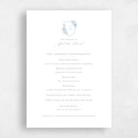 White Wedding Program - Joya