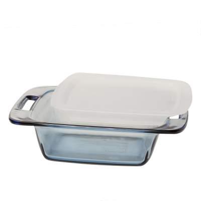 Pyrex®Easy Grab 8" Square Baking Dish w/ Lid, Atlantic Blue