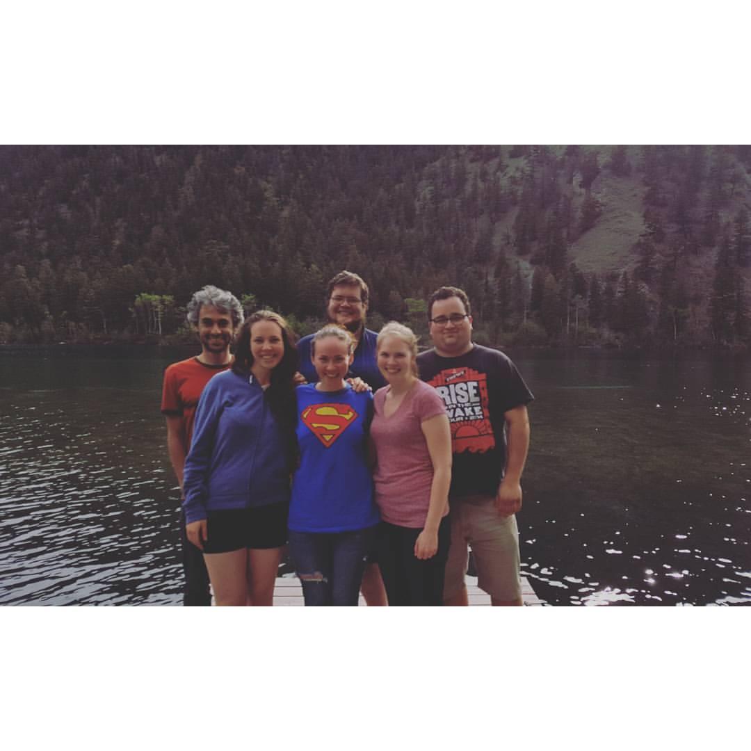 Peirce siblings at the cabin! Cat&Kevin, Anne&Bahram, Francis, and Elizabeth