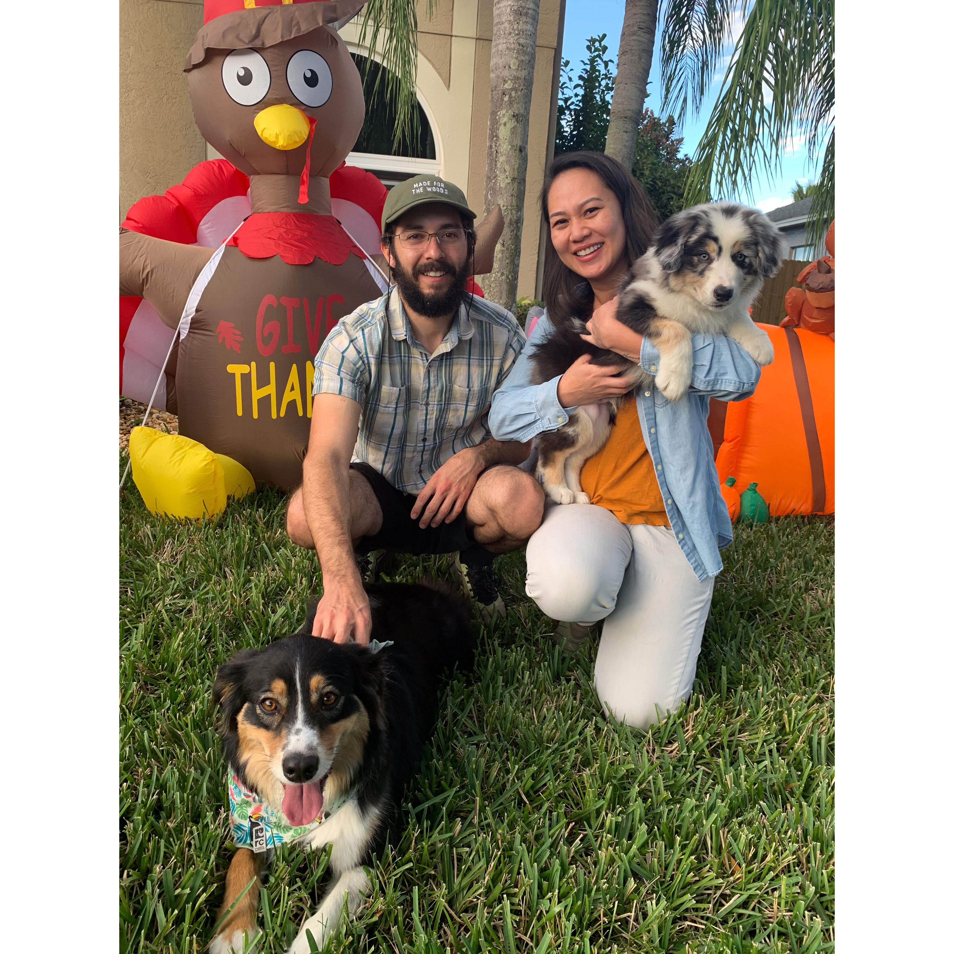 First cross-country road trip to Florida. Picking up our newest addition Maui.