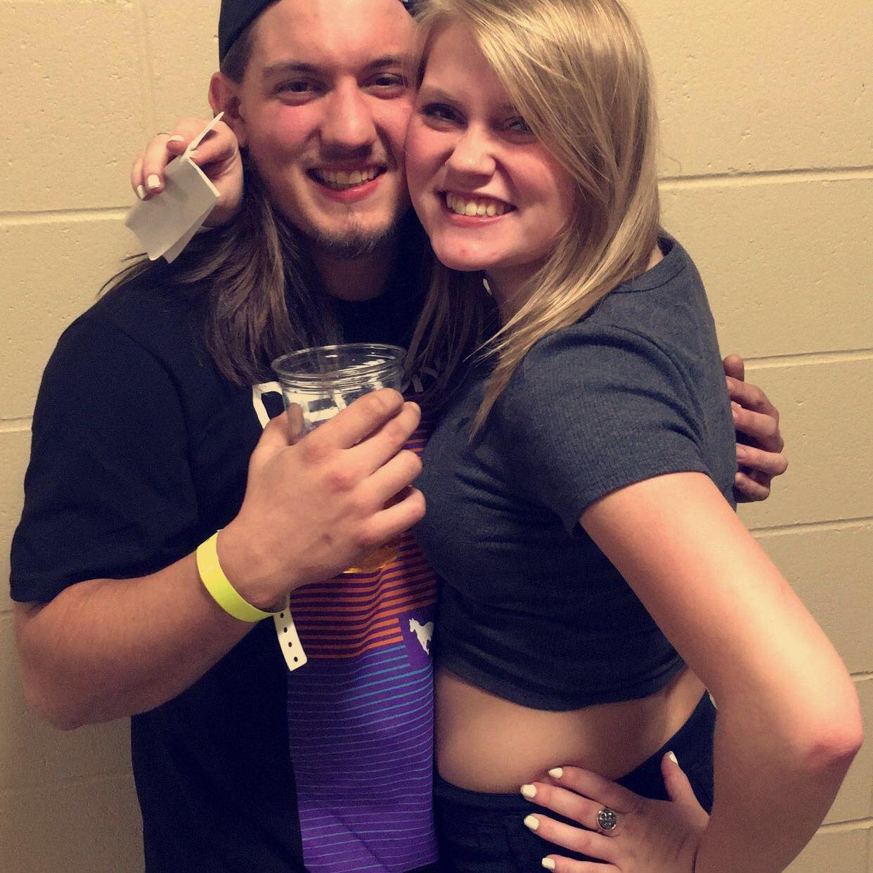 First picture taken together. Circa 2016