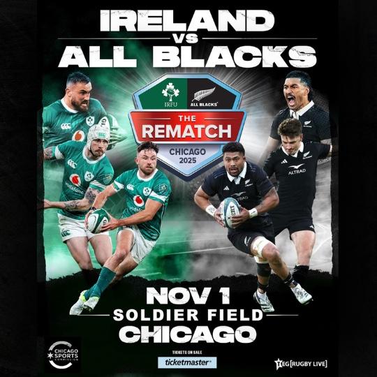 New Zealand vs. Ireland Rugby Match