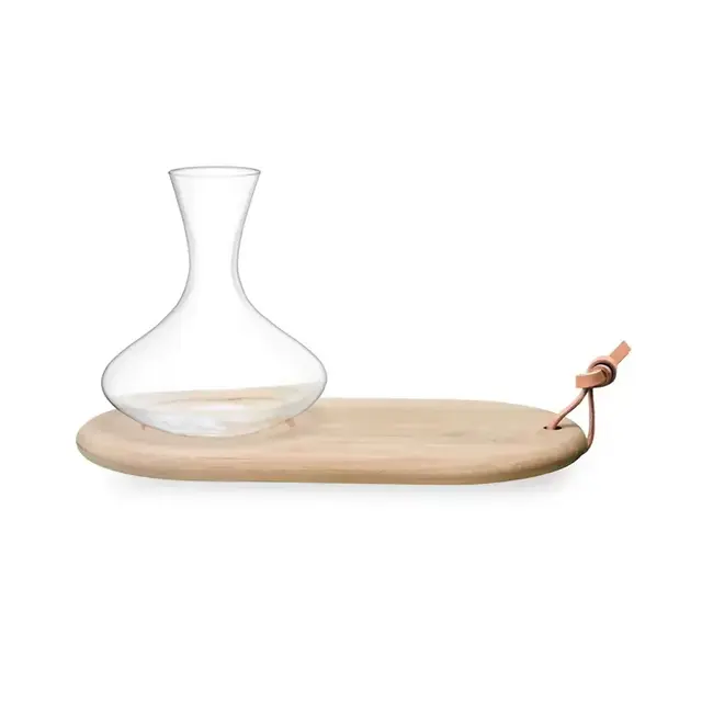 Wine Carafe & Oak Cheese Board
