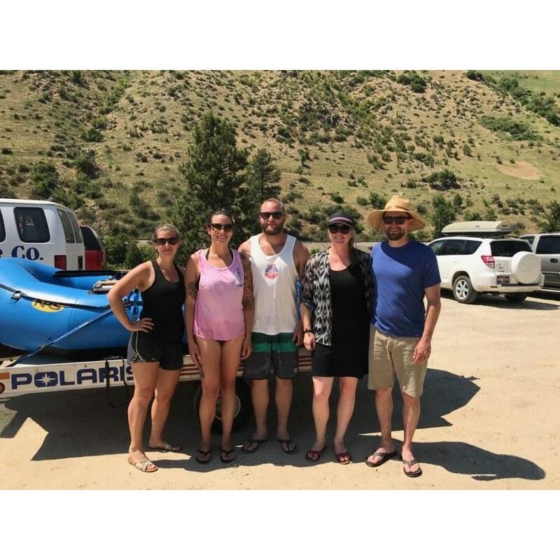 River float in Boise summer 2017 with John Robin and Rebecca
