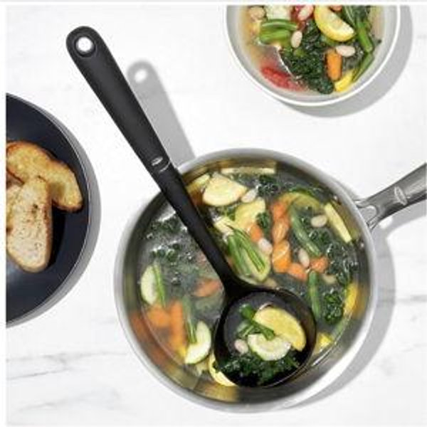OXO Good Grips Nylon Ladle, Black, One Size