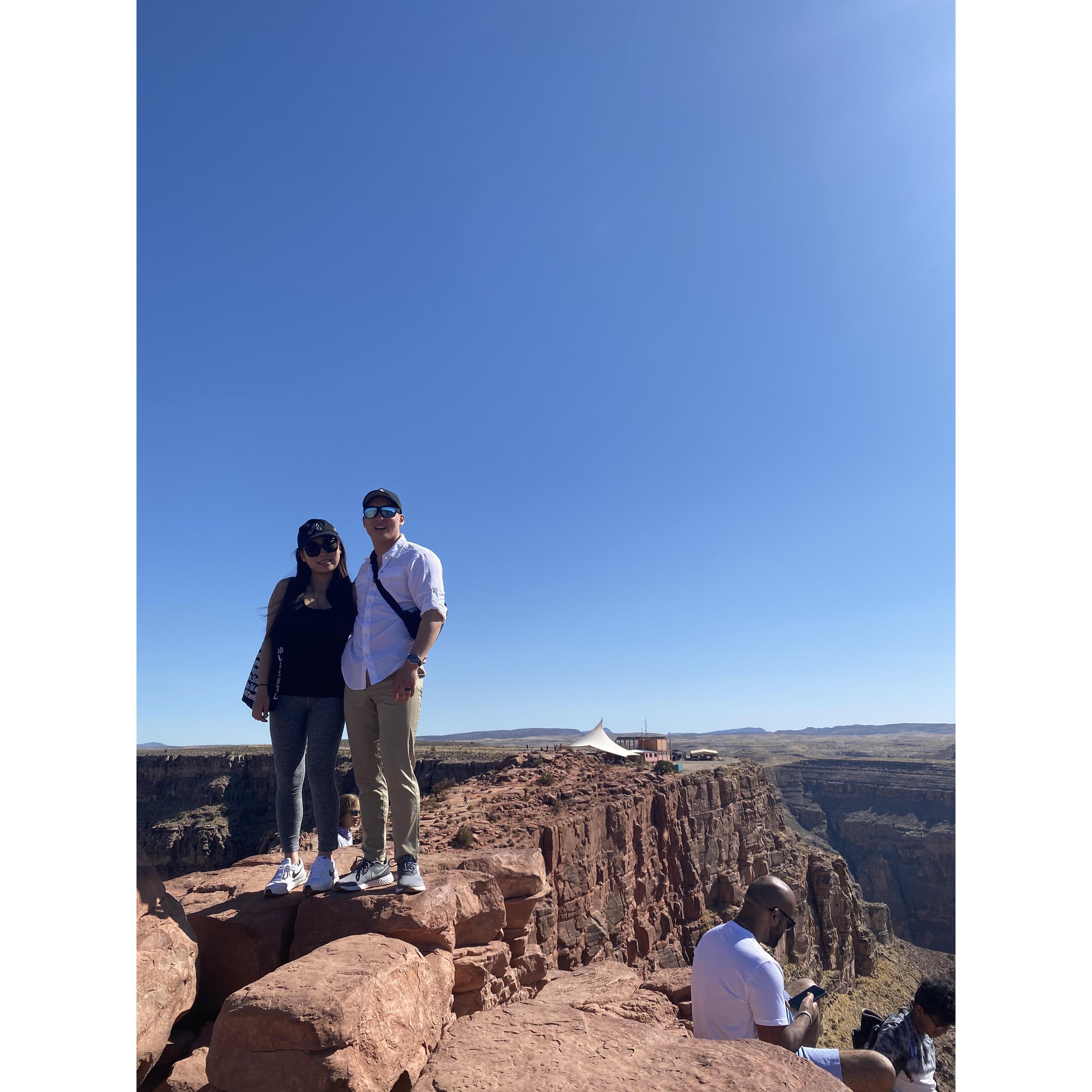 Photo we took together at Grand Canyon