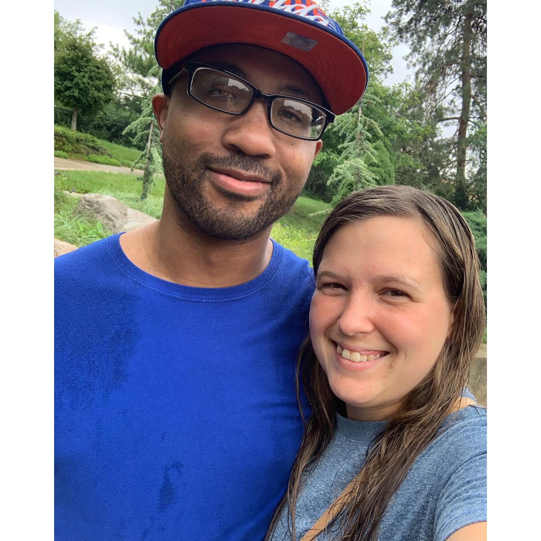 First weekend getaway on our first anniversary in Indiana