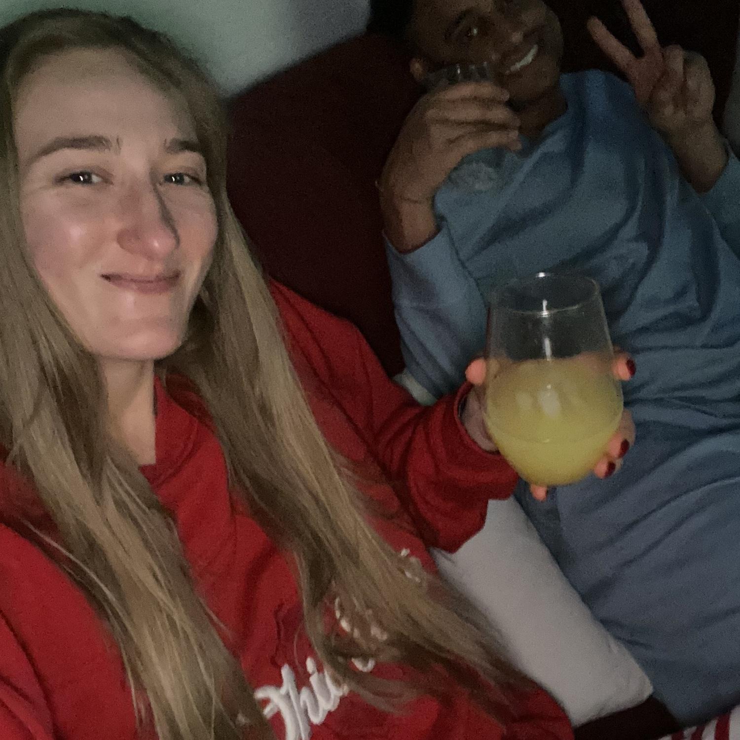 October 28, 2023 - Cozy night in because it snowed so couldn't celebrate Halloween