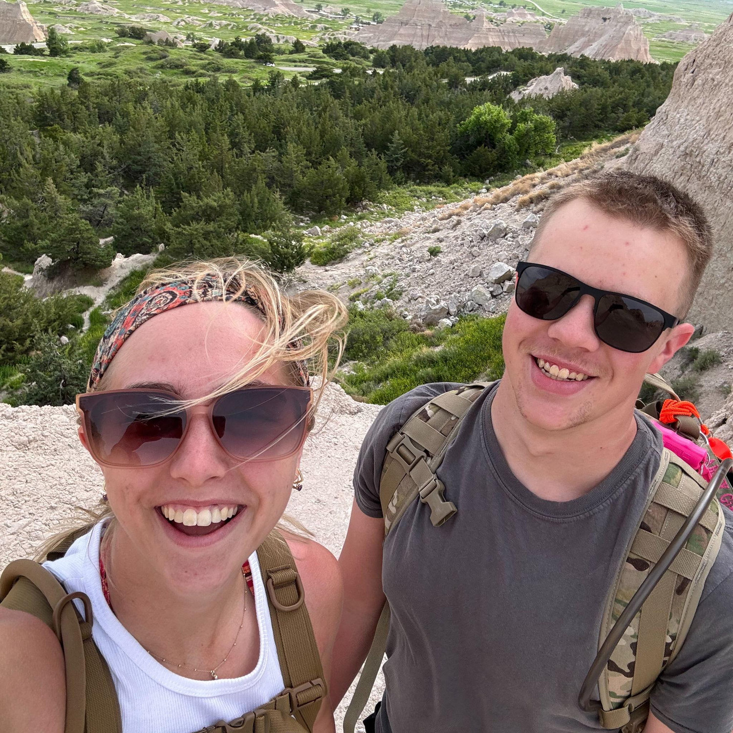 Part of our big trip out west. This is in Badlands National Park.
