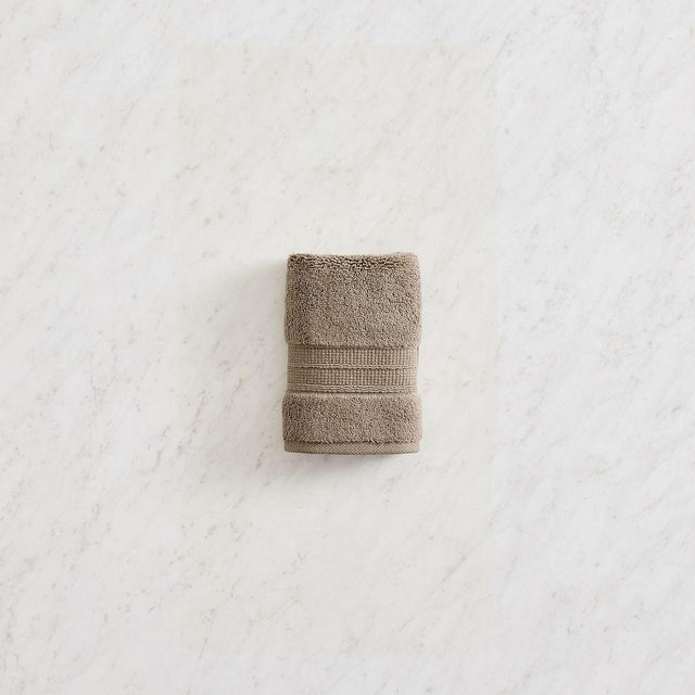 Hydrocotton Quick-Dry Washcloth, Mocha Mousse
