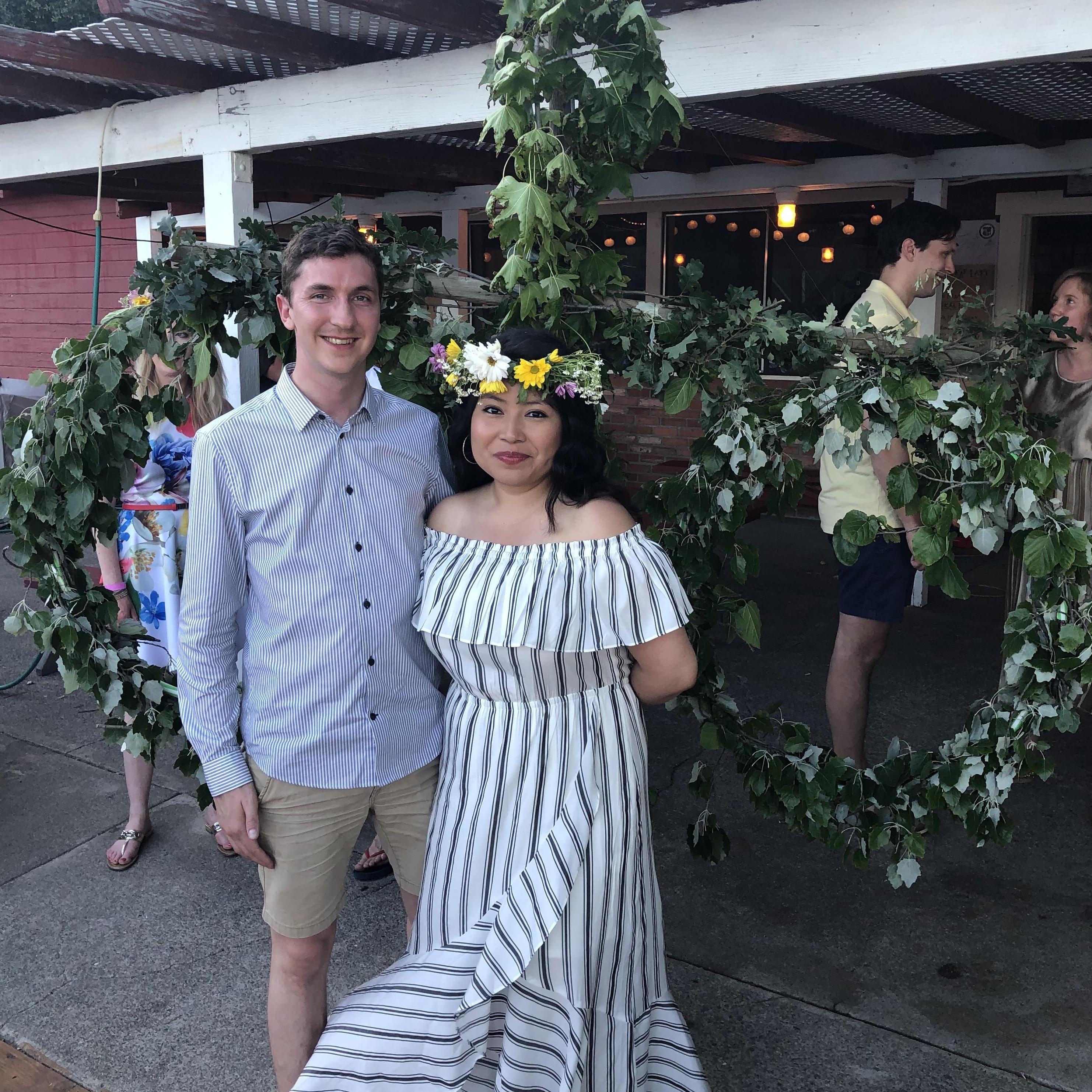 June 2019 - Sonia's first Midsommar celebration!