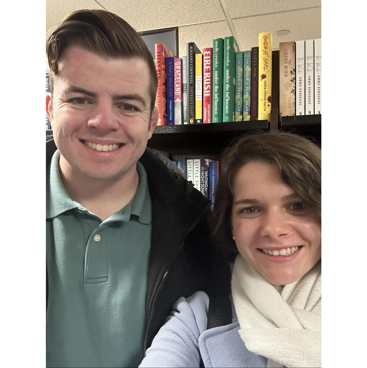Our favorite place, Barnes and Nobles! 12/17/23
