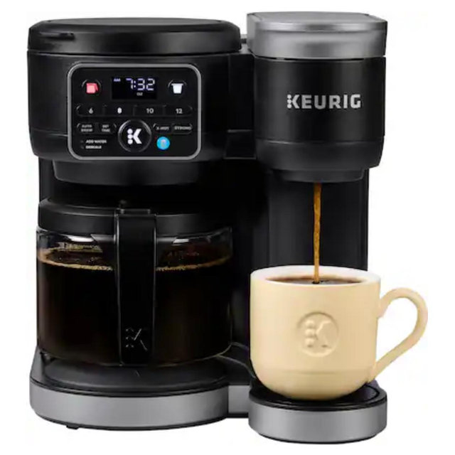 Keurig - K-Duo Single Serve & Carafe Coffee Maker - Black