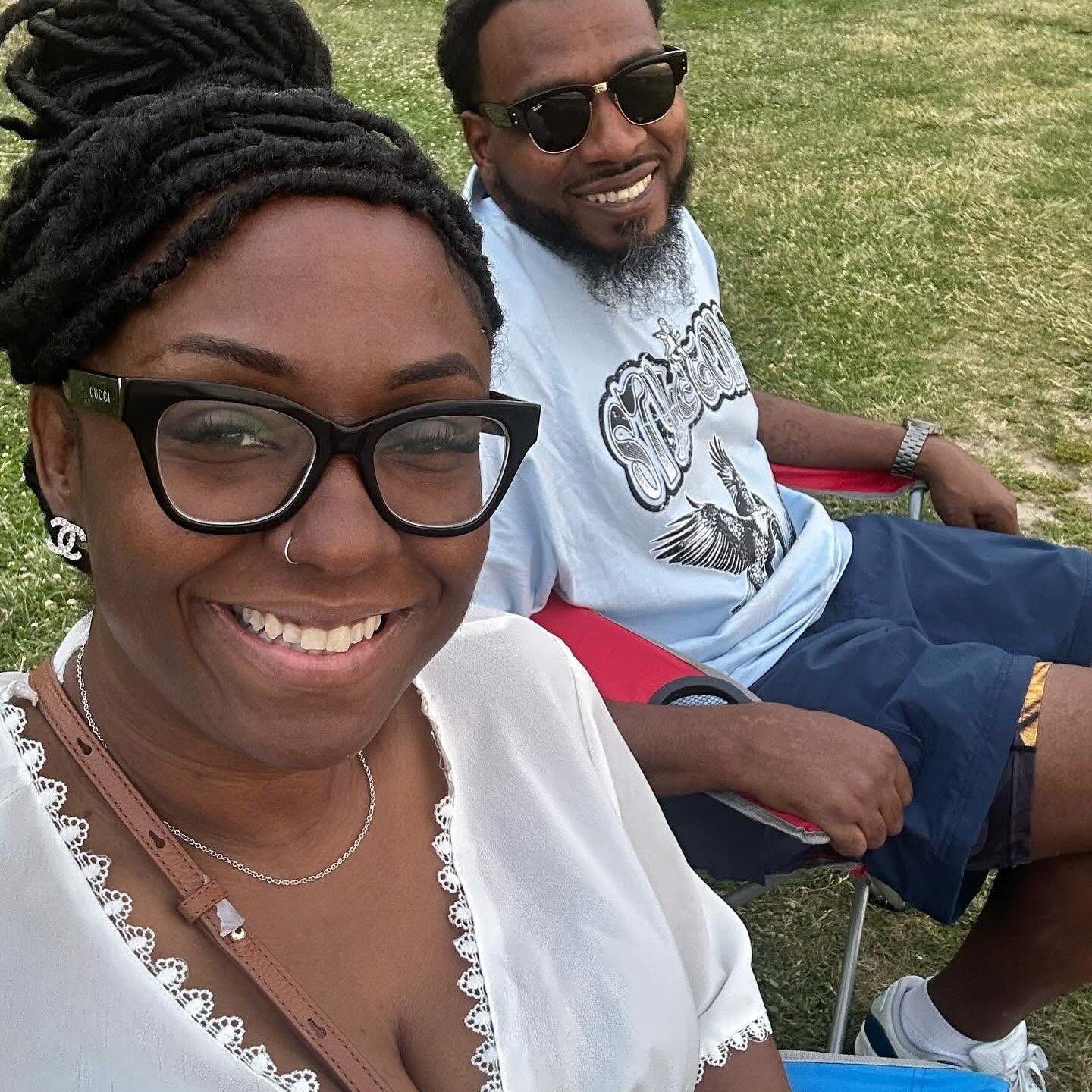 Summer Time Chi- sitting at the lake bonding.