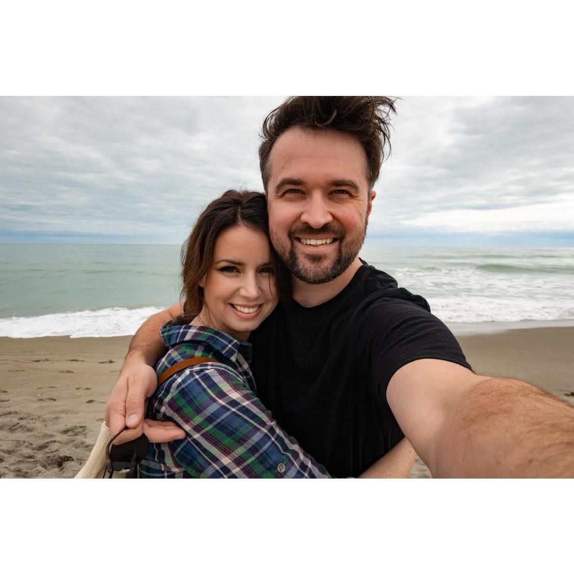We look gooooooood. Lauren took me to Cap Canaveral. I found a baby crab!