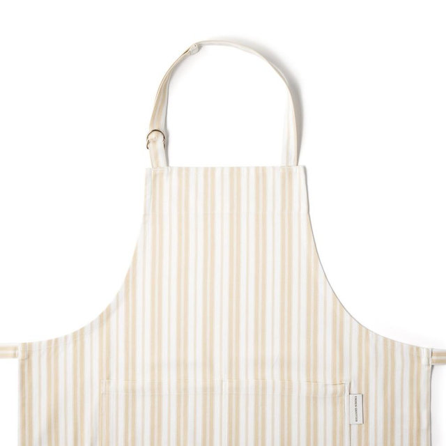Williams Sonoma Classic Stripe Personalized Apron, Khaki