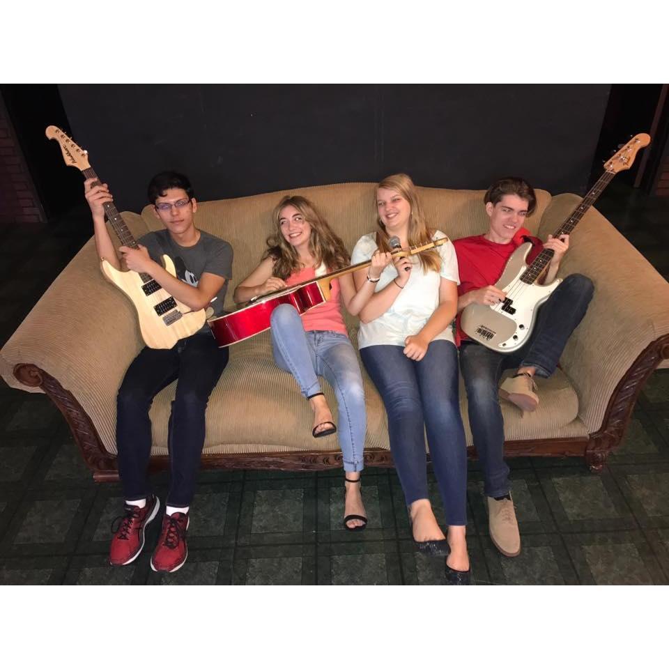 The two played in the youth group band together at our church. This is a photo from their senior year that they took to remember their band days.