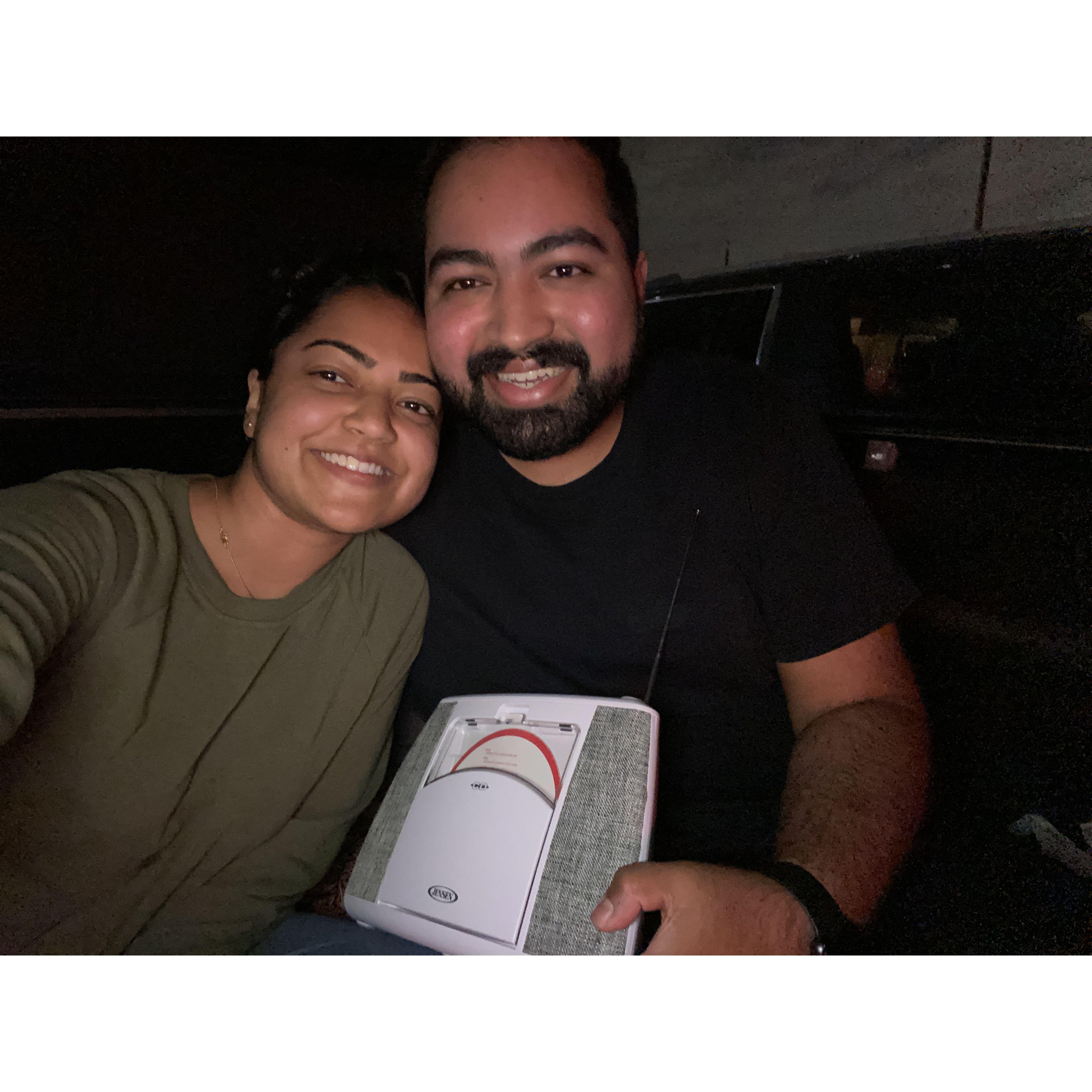 The day He asked be to be his girlfriend (Ft. a radio for our 1st drive in movie)