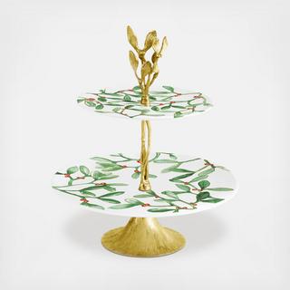 Mistletoe 2-Tier Etagere