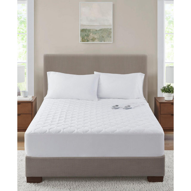 Serta Microfiber Heated Mattress Pad, Queen
