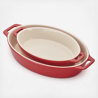 2-Piece Oval Baking Dish Set