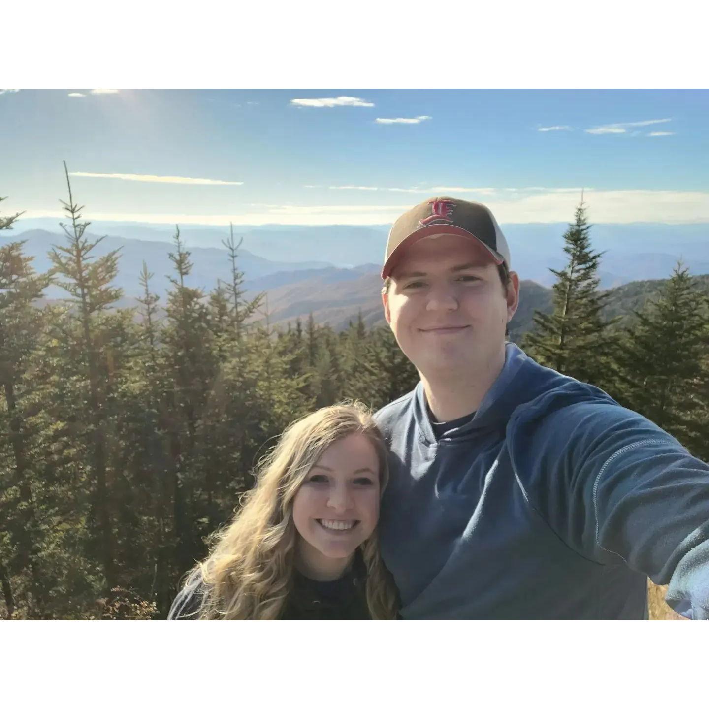 Hiking up to Clingmans Dome in TN! 10/29/22