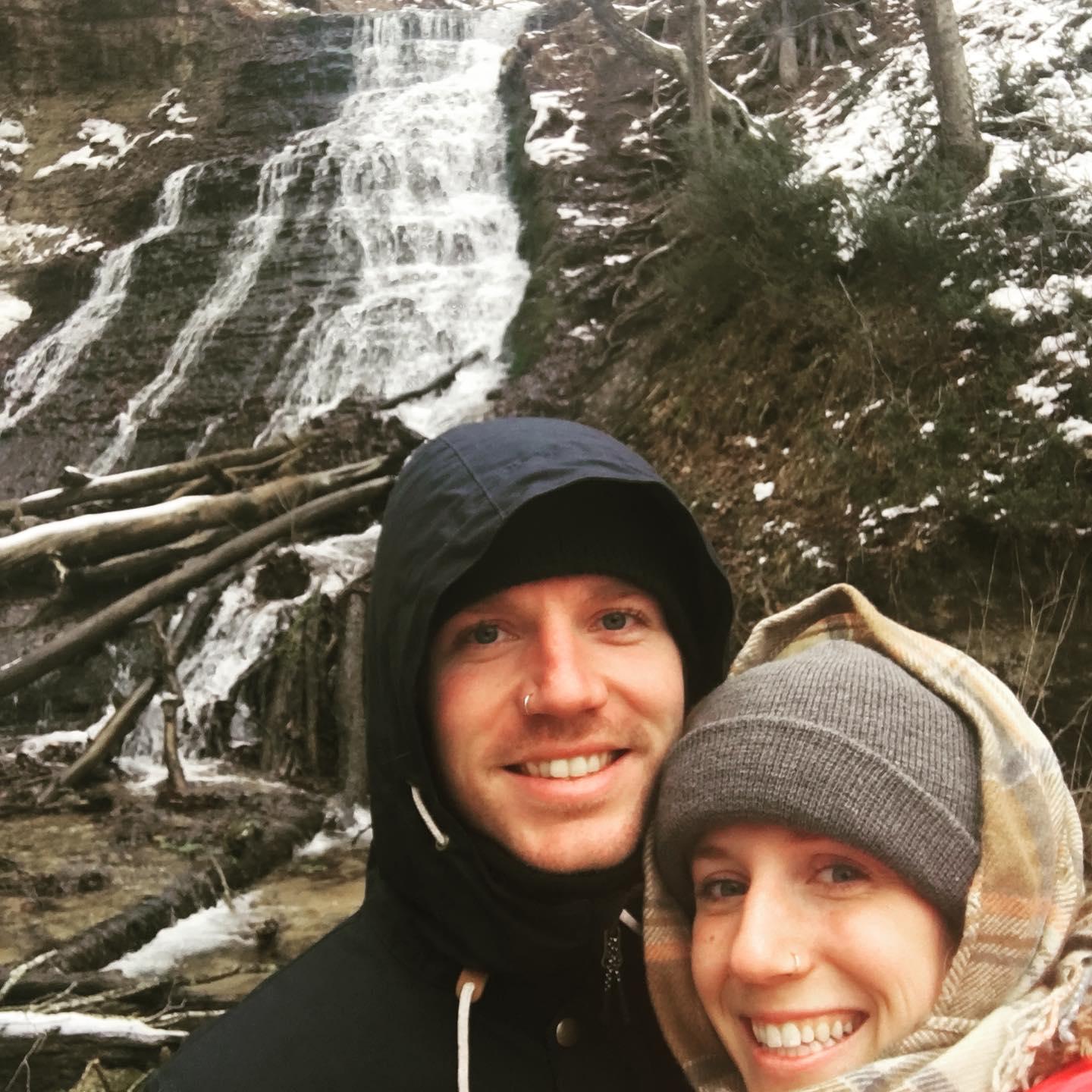One of our favorite activities to do together: hike