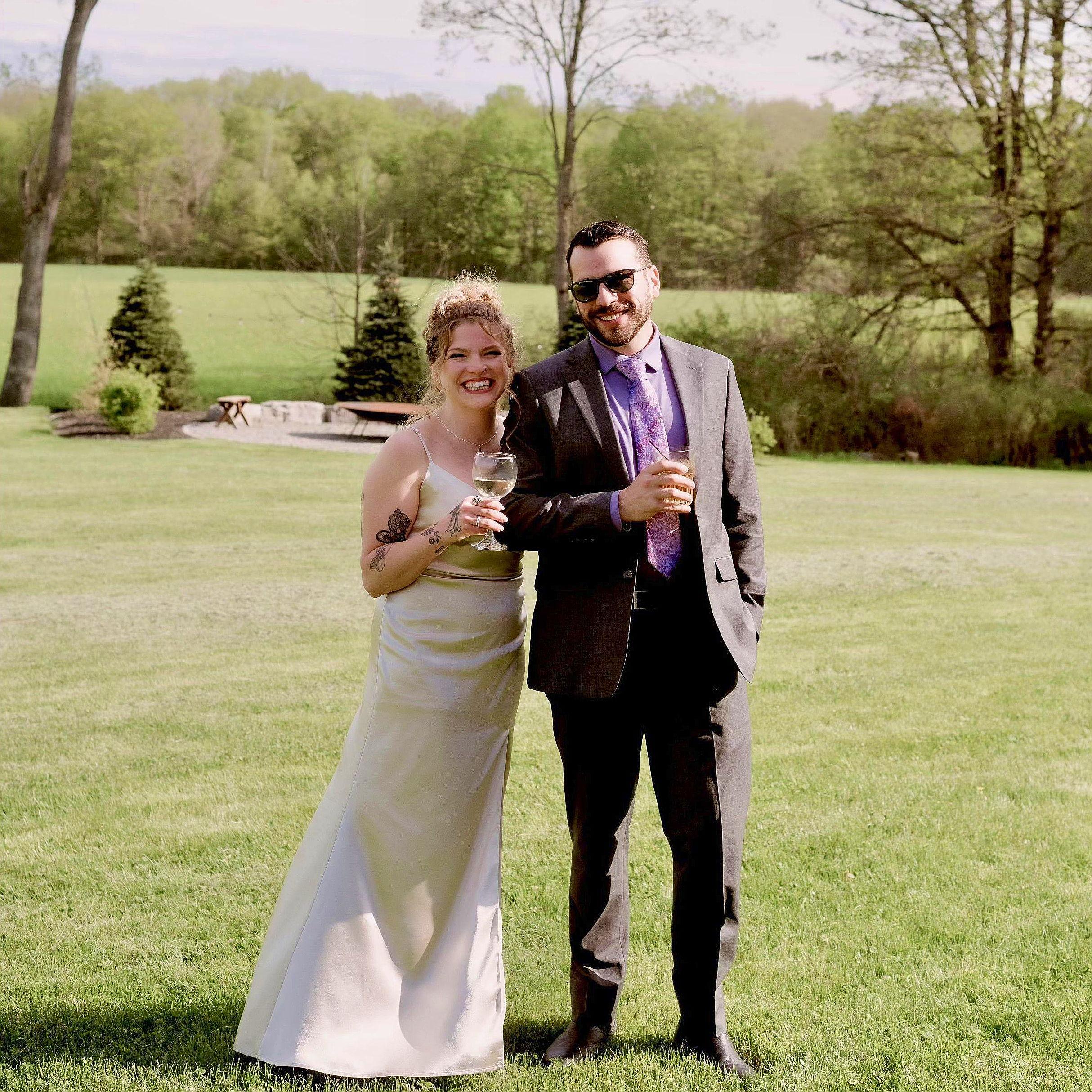 A week later, attending the wedding of Lauren & Rio in NY. Riding that high of future forevers.