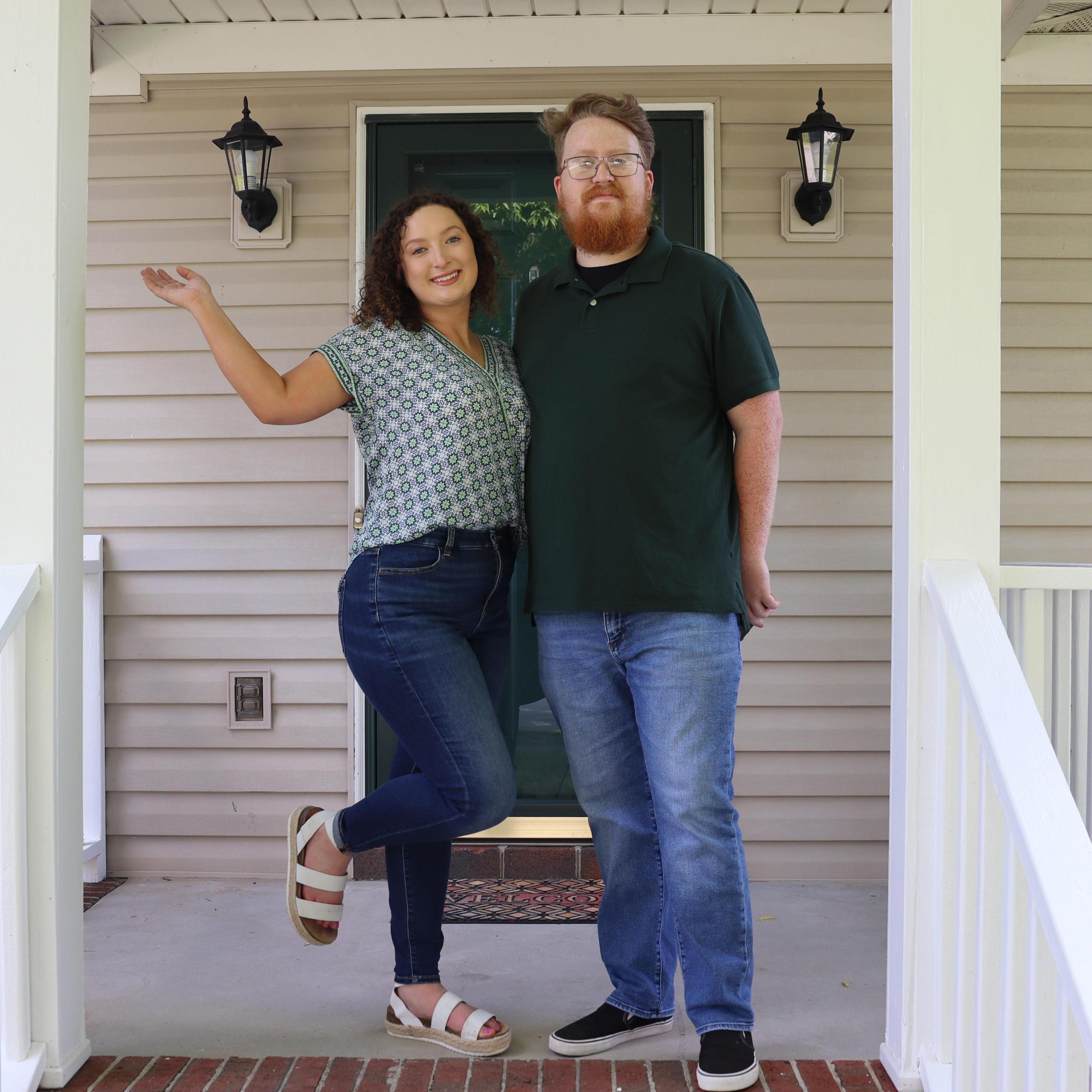 They officially closed on their first home!