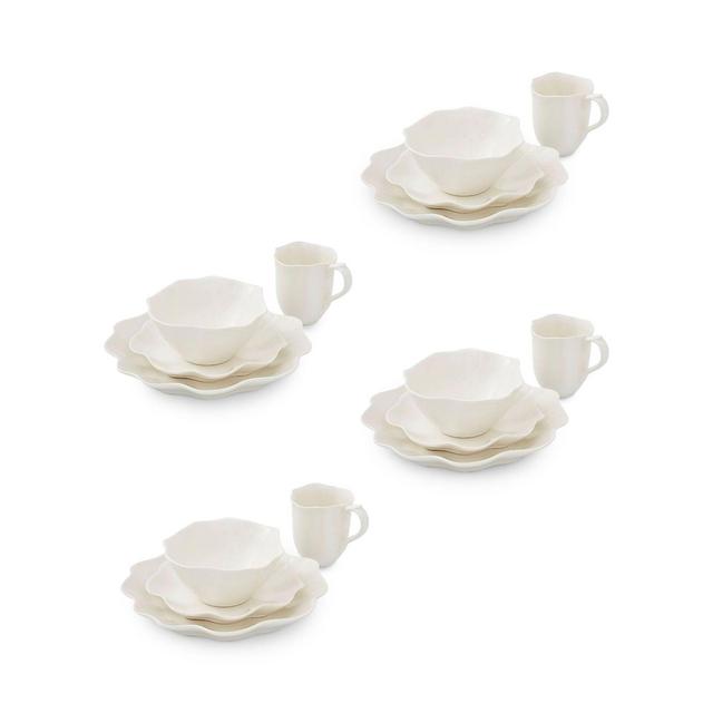 Portmeirion Sophie Conran 16 Piece Floret White Dinnerware Set