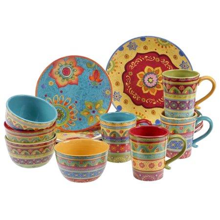 Tunisian Sunset 16pc Dinnerware Set