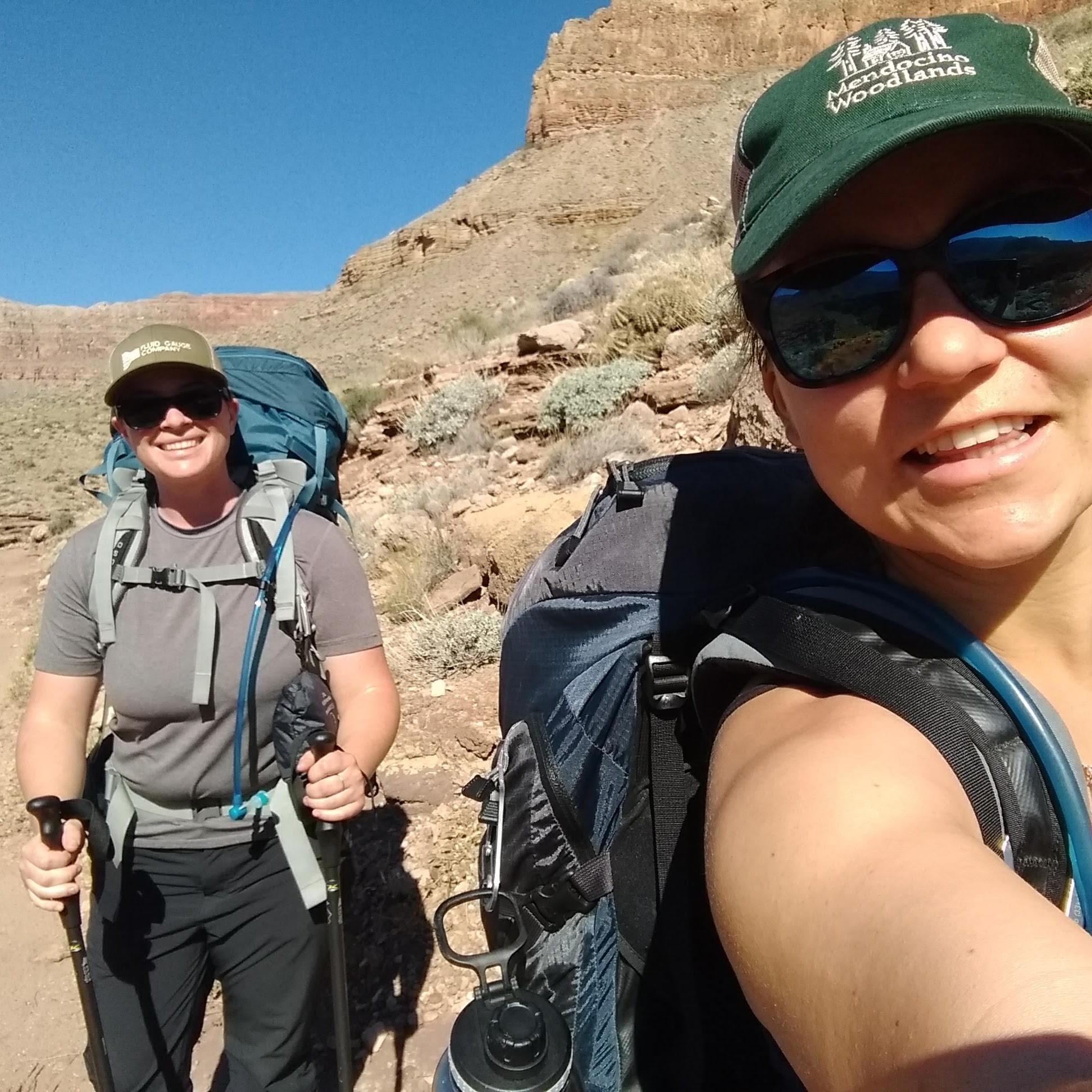 Backpacking the Grand Canyon.