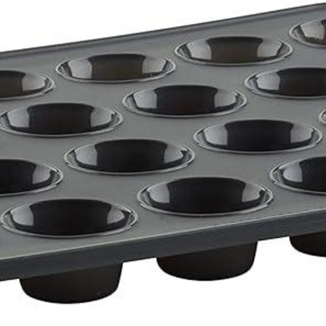 Trudeau Structured Silicone Muffin pan, 24 Cup Mini, Tropical