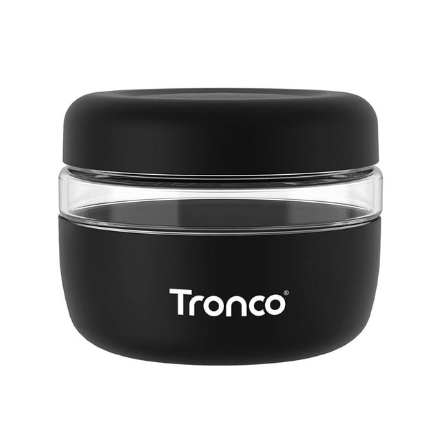 Tronco 16 oz Glass Food Storage Containers with Lids, Airtight, Leak & Spill Proof Glass Lunch Bowls for Meal Prep, Salad, Yogurt, Soup & Stew, Microwave & Dishwasher Safe, BPA-Free, Set of 1