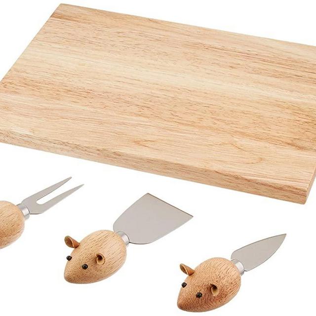 Kikkerland Mouse Cheeseboard Set